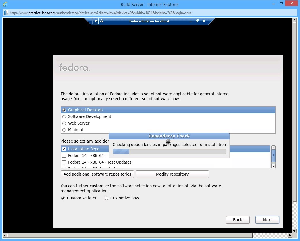 Practice Labs screenshot.
